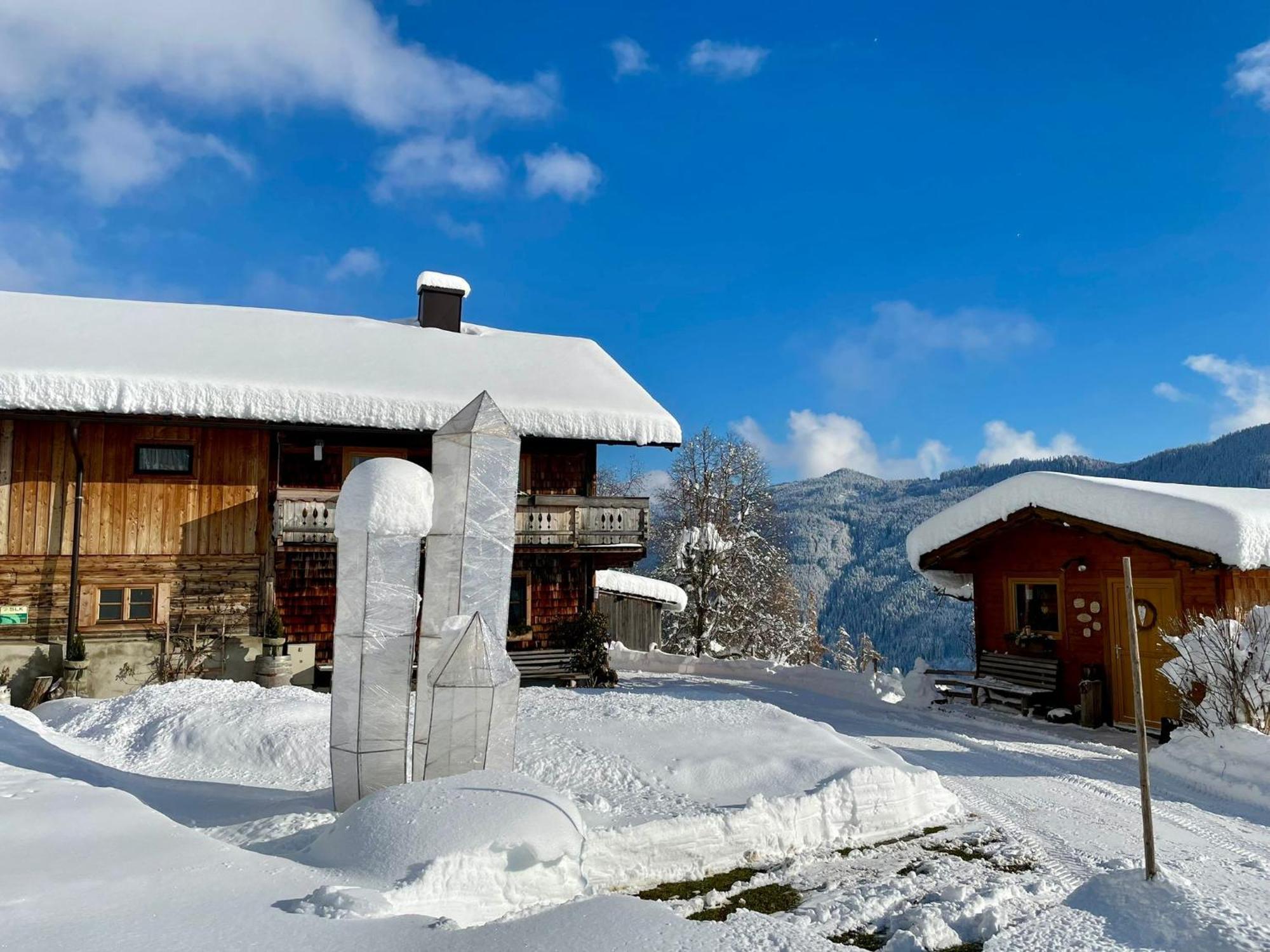 הוילה Mühlbach am Hochkönig Bergchalet Am Hochkoenig מראה חיצוני תמונה